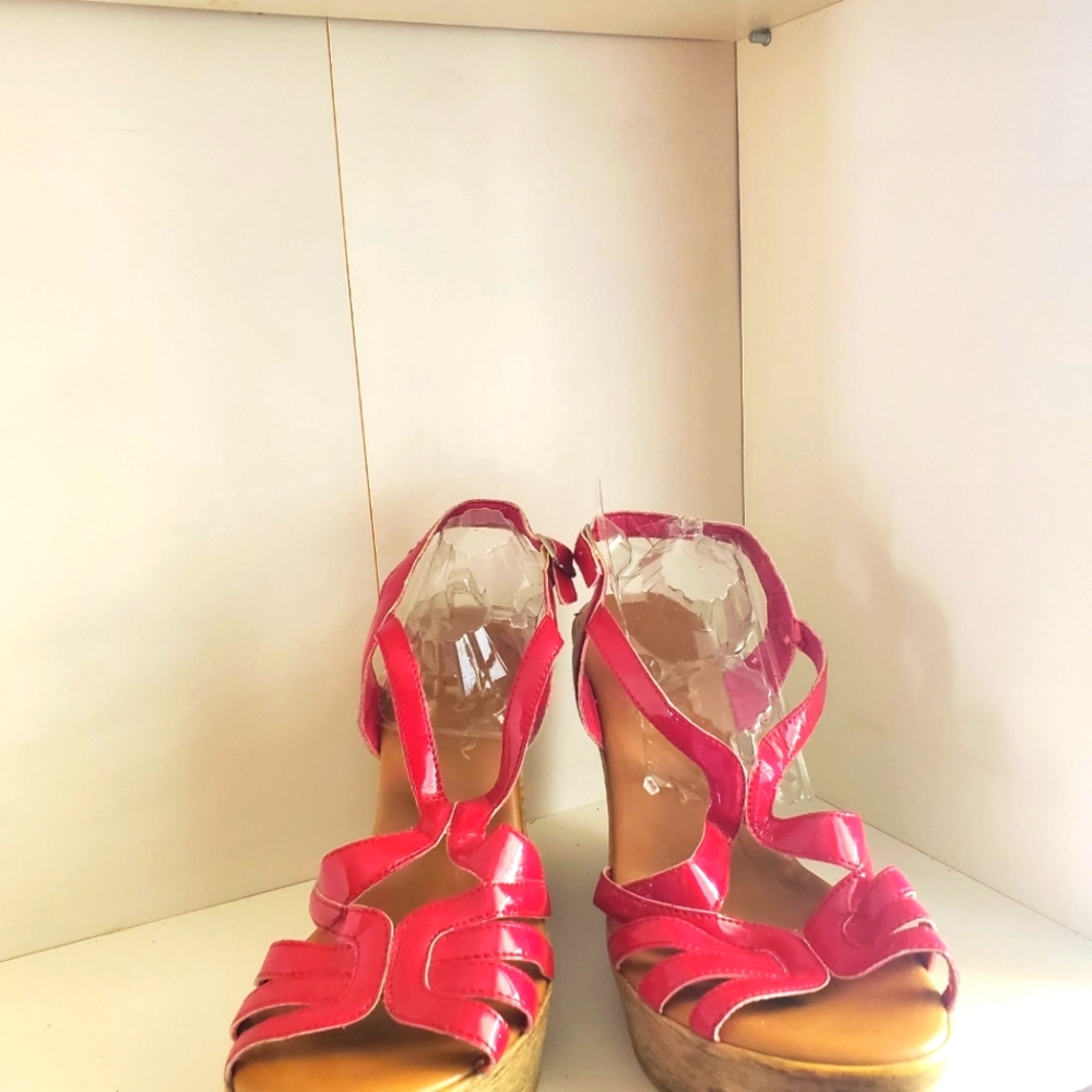 Nine west open toe shoes